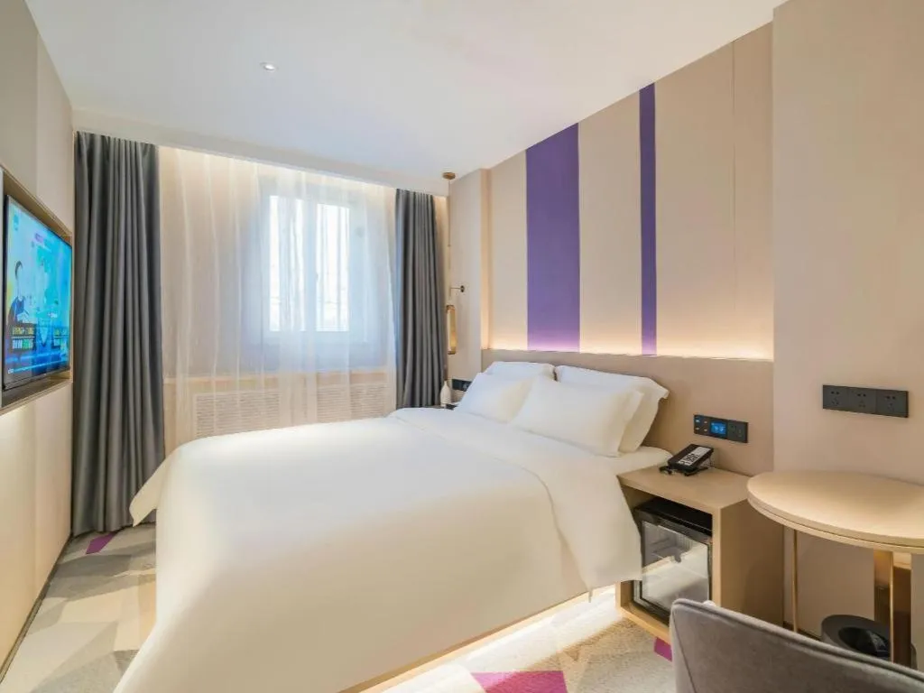 Bed in Lavande Hotel Beijing Industry University Metro Station