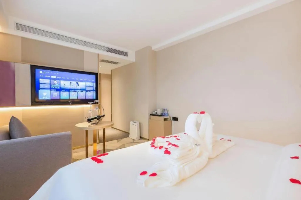 Bed in Lavande Hotel Beijing Industry University Metro Station