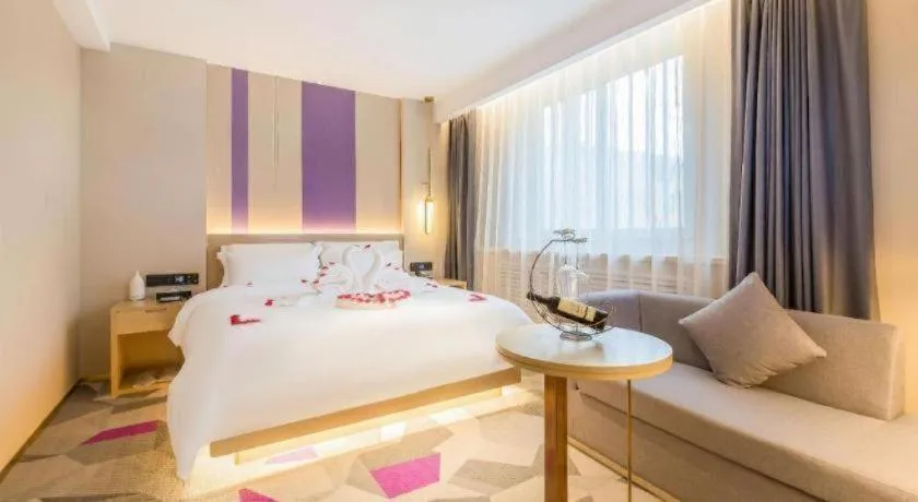 Bed in Lavande Hotel Beijing Industry University Metro Station