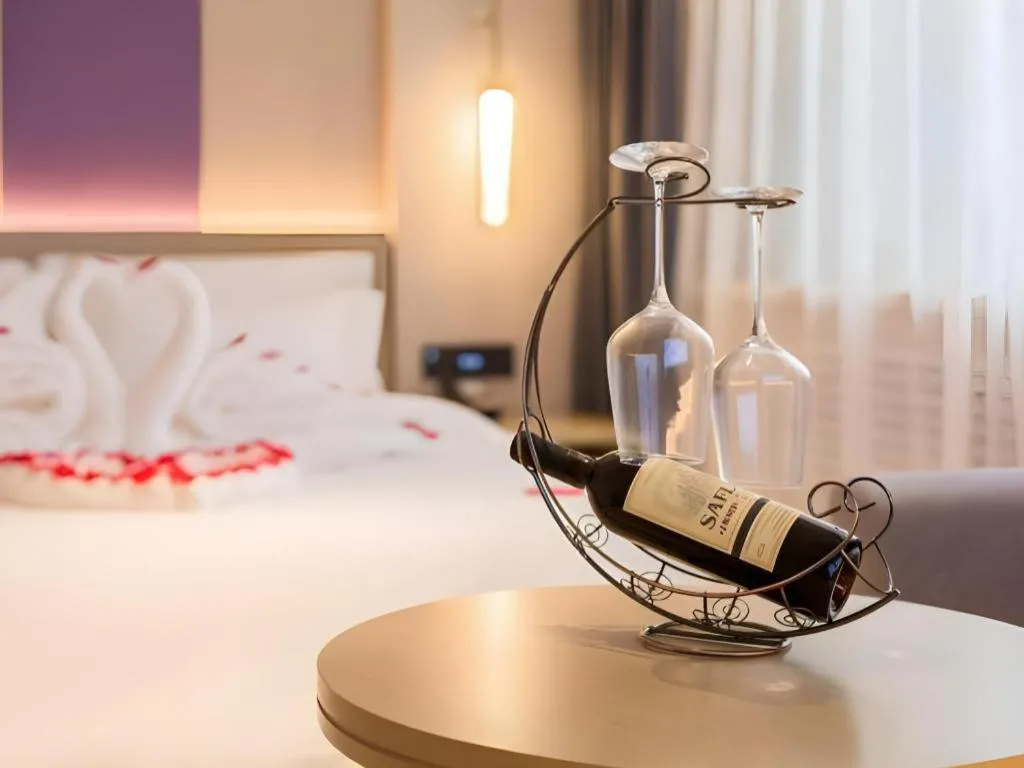 Bed in Lavande Hotel Beijing Industry University Metro Station