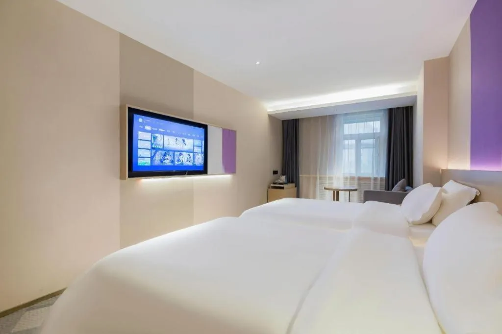 Bed in Lavande Hotel Beijing Industry University Metro Station