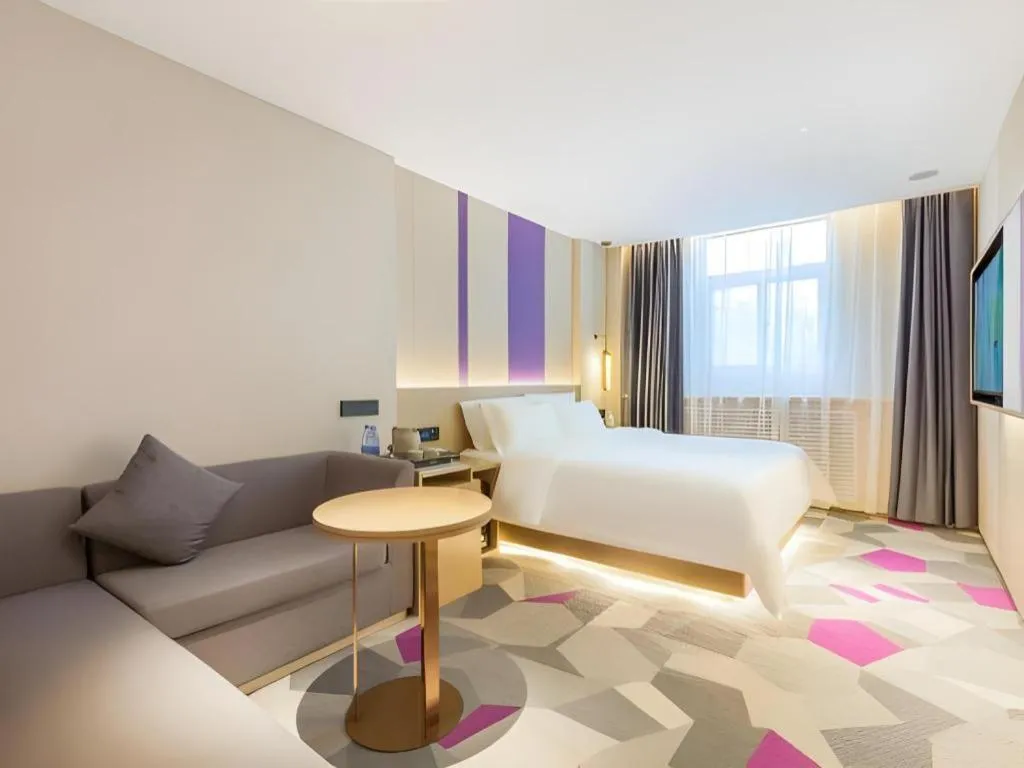 Bed in Lavande Hotel Beijing Industry University Metro Station