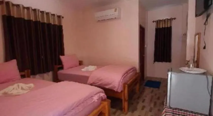 Bed in HotelBanAunirukChiangrai