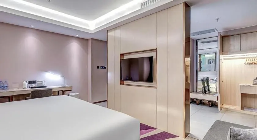 Bed in Lavande Hotel Hengshui Huizhong Plaza