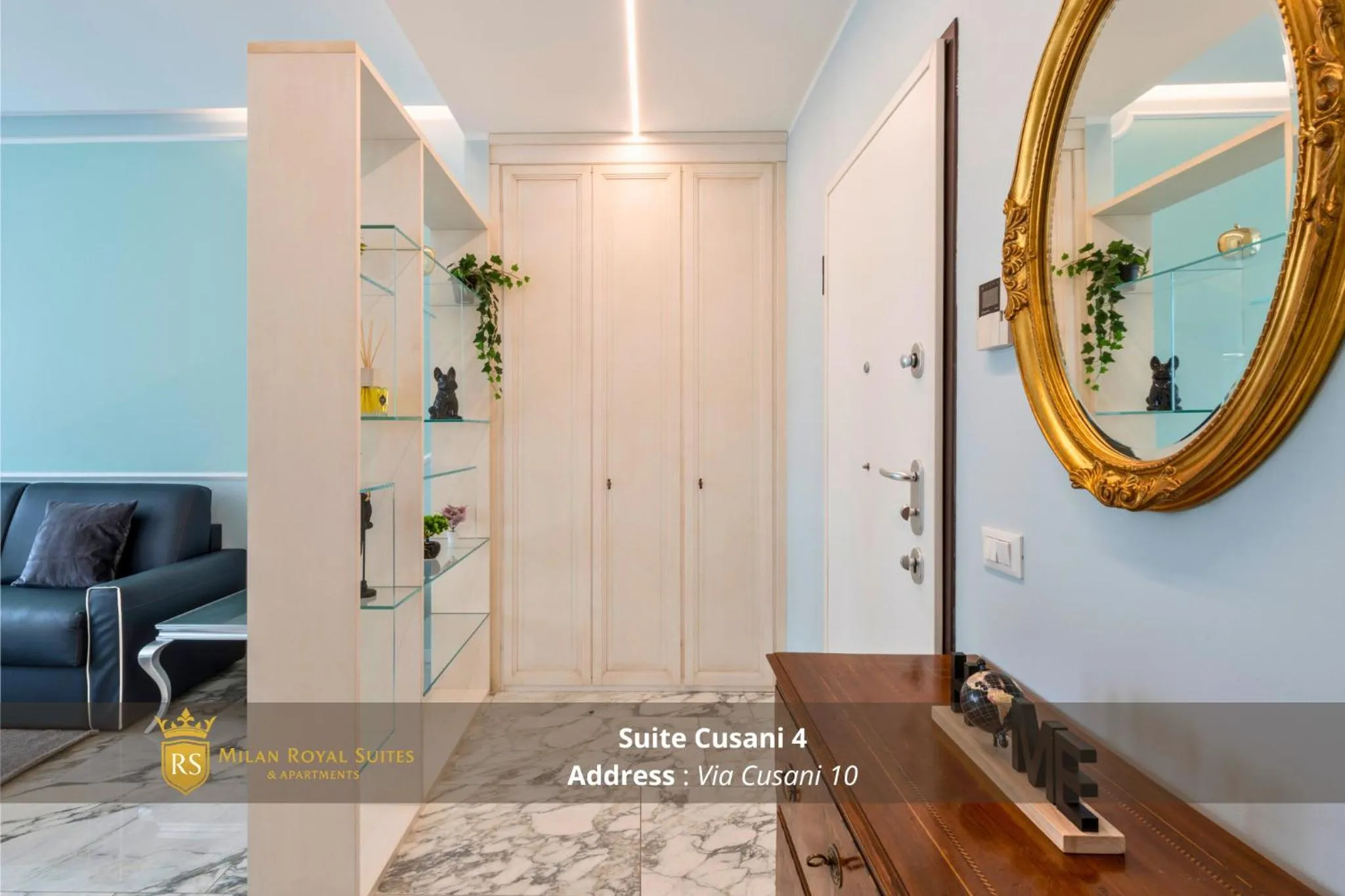 Communal lounge/ TV room in Milan Royal Suites - Centro Brera