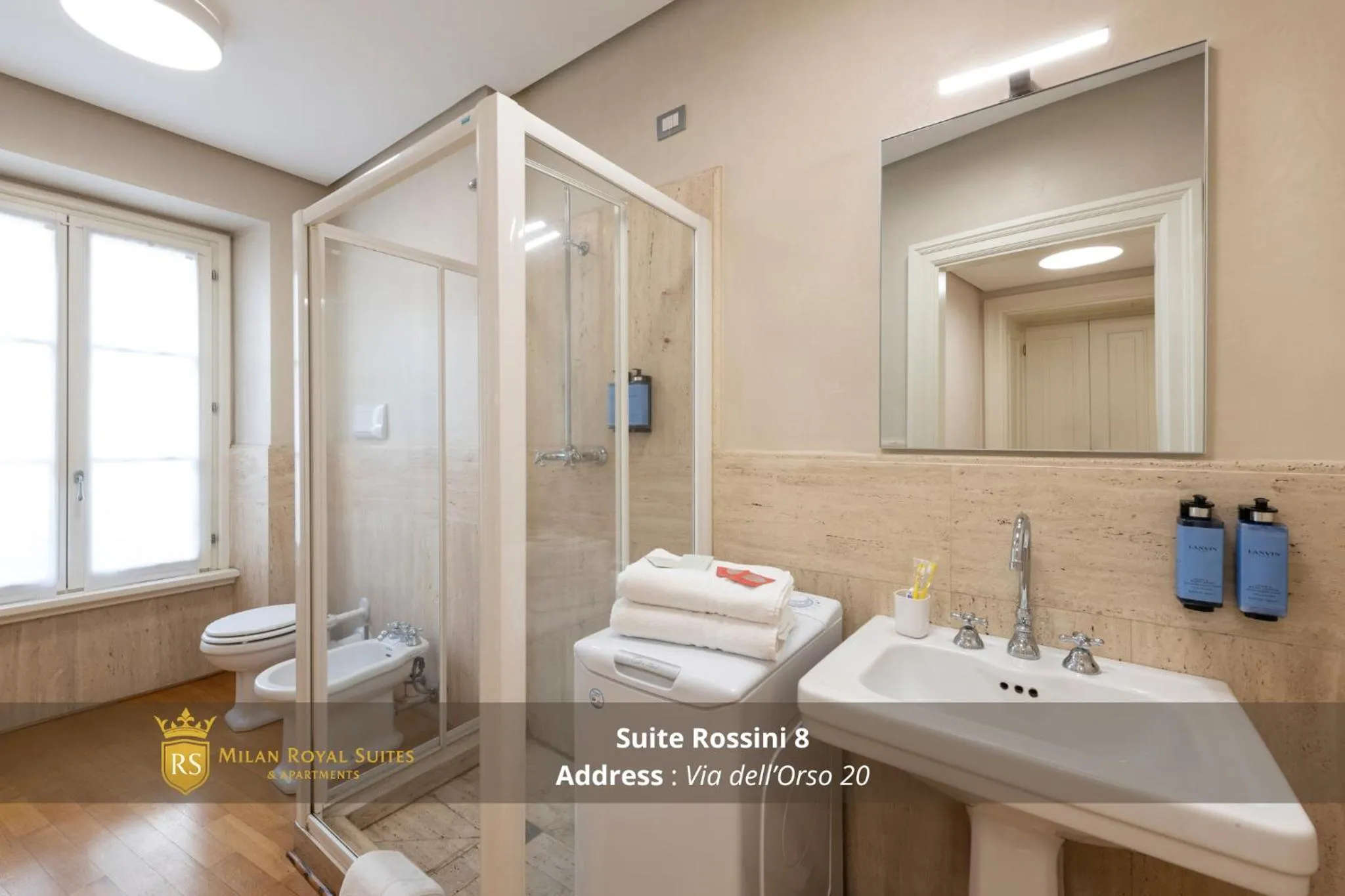 Bathroom in Milan Royal Suites - Centro Brera