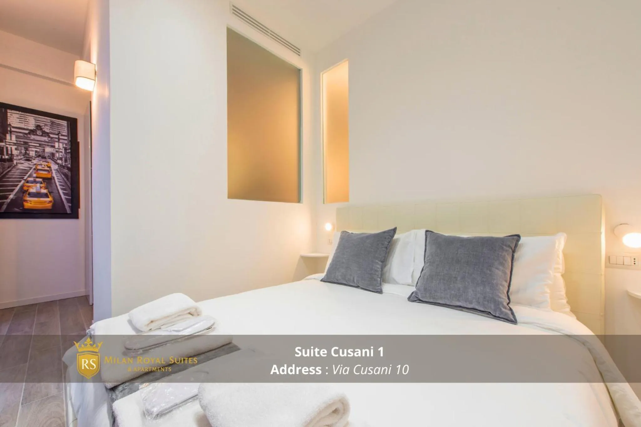 Bedroom, Bed in Milan Royal Suites - Centro Brera