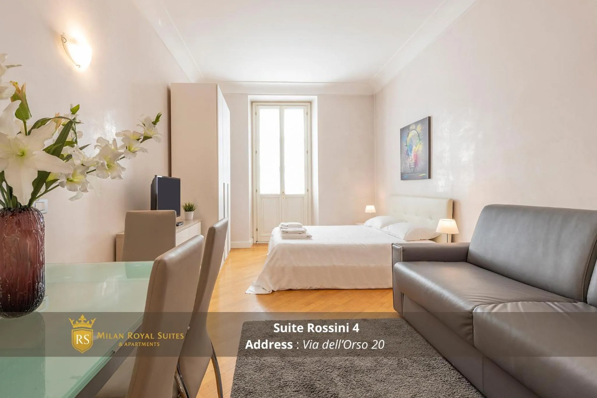 Bedroom, Bed in Milan Royal Suites - Centro Brera