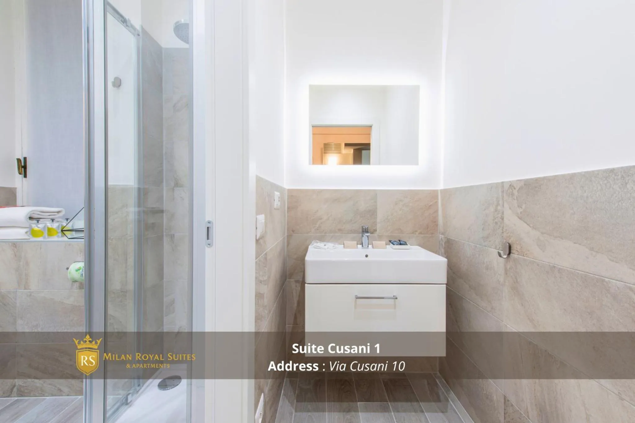 Bathroom in Milan Royal Suites - Centro Brera