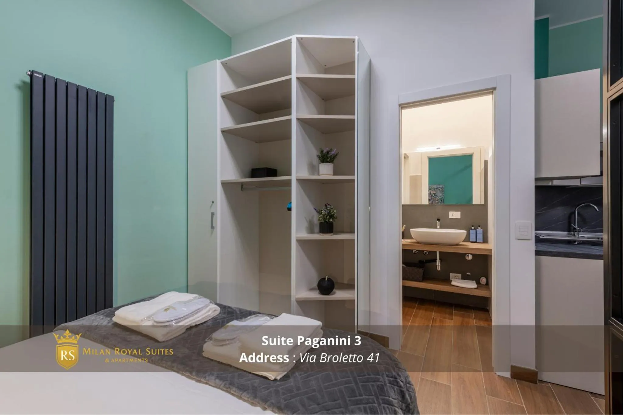 Bedroom, Bed in Milan Royal Suites - Centro Brera