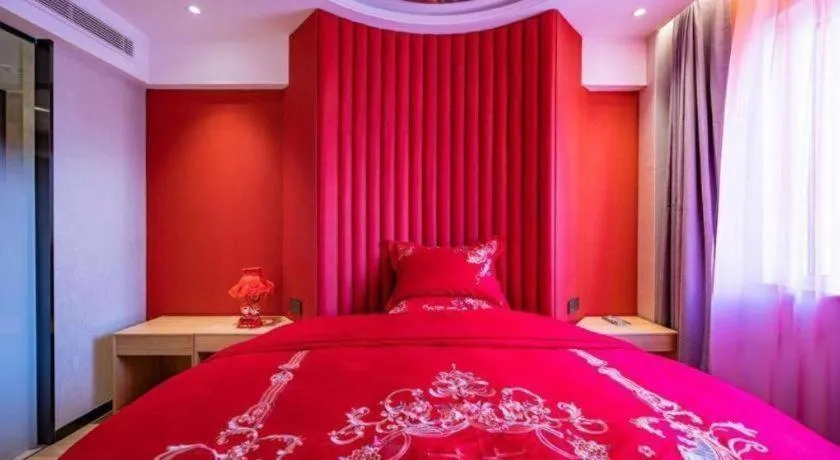 Bed in Super 8 Hotel Premier Beijing Changping Science & Technology Park