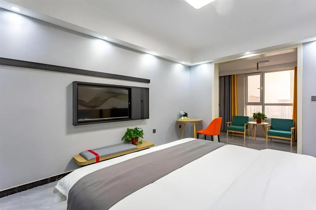 Bed in Thank Inn Henan Zhoukou Chuanhui District Zhoukou Avenue Municipal Government