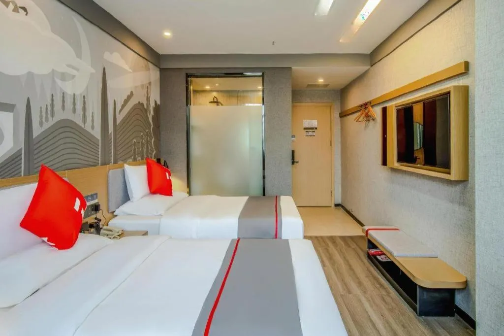 Bed in Thank Inn Henan Zhoukou Chuanhui District Zhoukou Avenue Municipal Government