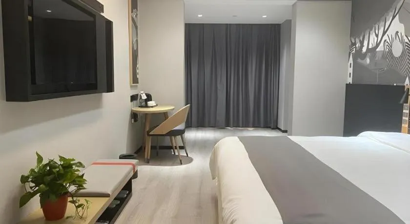 Bed in Thank Inn Henan Zhoukou Chuanhui District Zhoukou Avenue Municipal Government