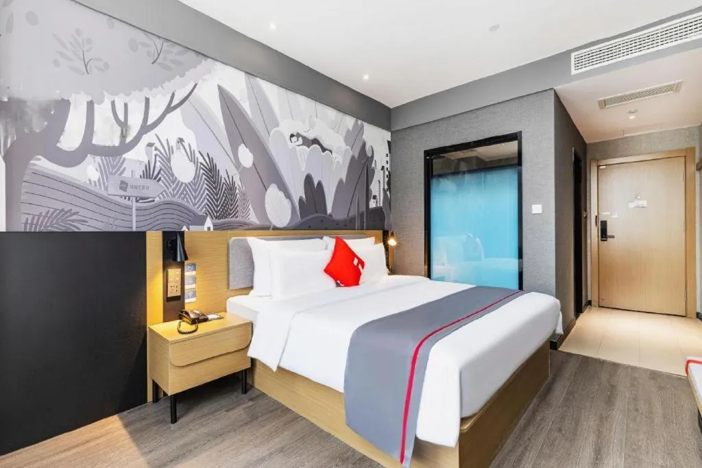 Bed in Thank Inn Henan Zhoukou Chuanhui District Zhoukou Avenue Municipal Government