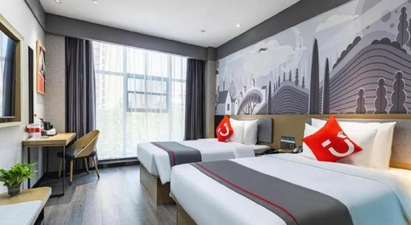 Bed in Thank Inn Henan Zhoukou Chuanhui District Zhoukou Avenue Municipal Government