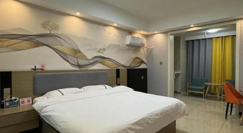 Bed in Thank Inn Henan Zhoukou Chuanhui District Zhoukou Avenue Municipal Government