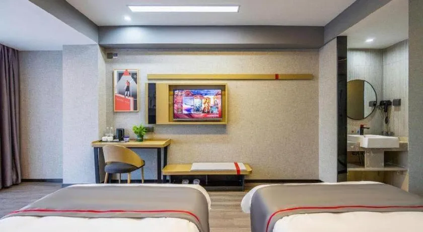 Bed in Thank Inn Henan Zhoukou Chuanhui District Zhoukou Avenue Municipal Government