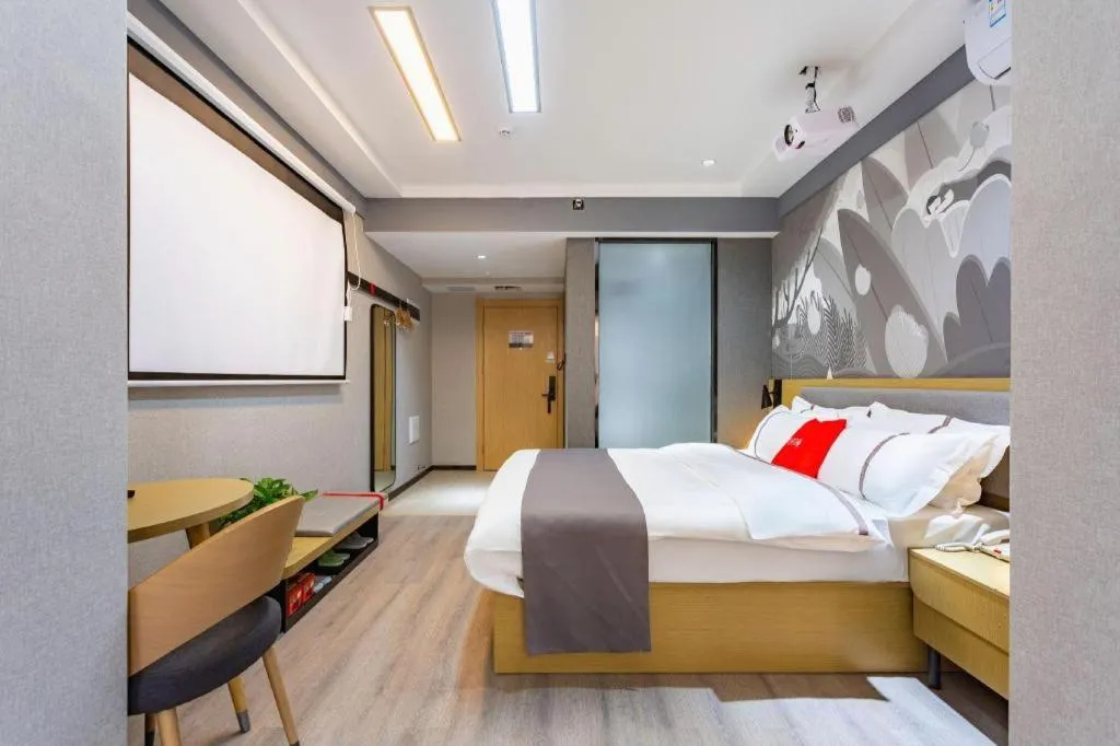 Bed in Thank Inn Henan Zhoukou Chuanhui District Zhoukou Avenue Municipal Government