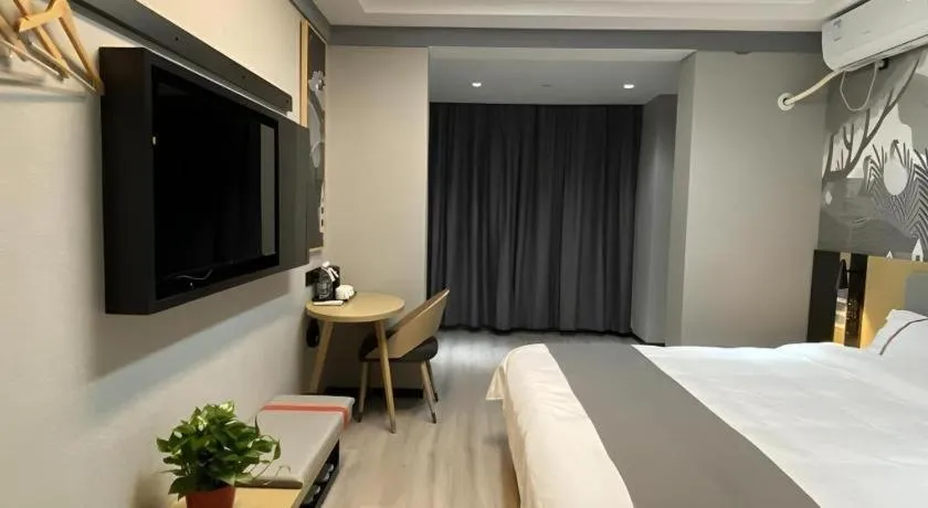 Bed in Thank Inn Henan Zhoukou Chuanhui District Zhoukou Avenue Municipal Government