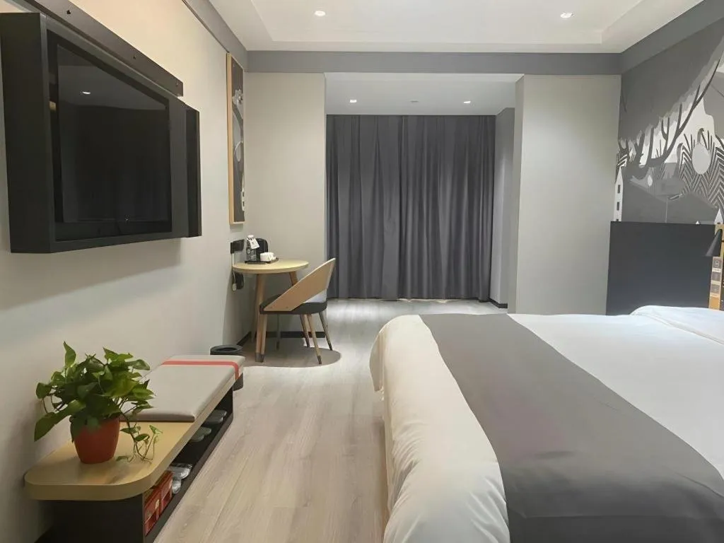 Bed in Thank Inn Henan Zhoukou Chuanhui District Zhoukou Avenue Municipal Government