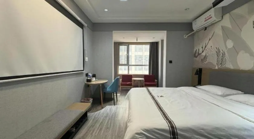 Bed in Thank Inn Henan Zhoukou Chuanhui District Zhoukou Avenue Municipal Government