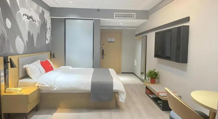 Bed in Thank Inn Henan Zhoukou Chuanhui District Zhoukou Avenue Municipal Government