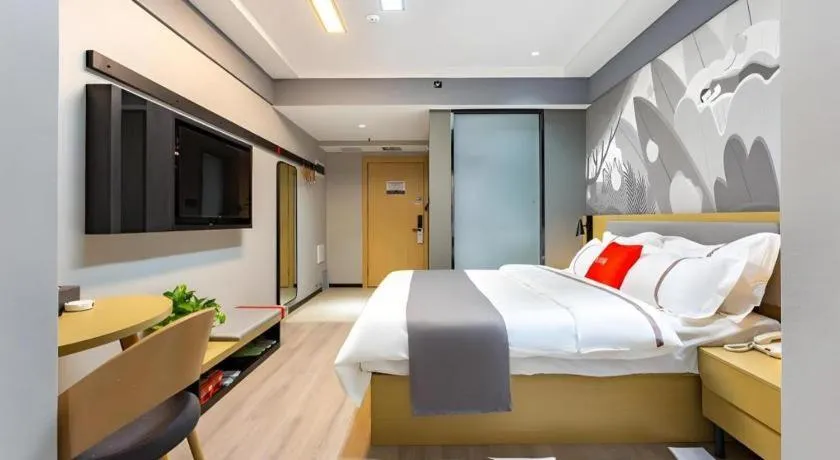 Bed in Thank Inn Henan Zhoukou Chuanhui District Zhoukou Avenue Municipal Government