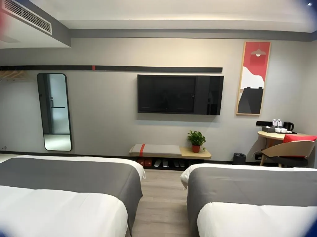 Bed in Thank Inn Henan Zhoukou Chuanhui District Zhoukou Avenue Municipal Government