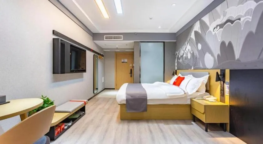 Bed in Thank Inn Henan Zhoukou Chuanhui District Zhoukou Avenue Municipal Government