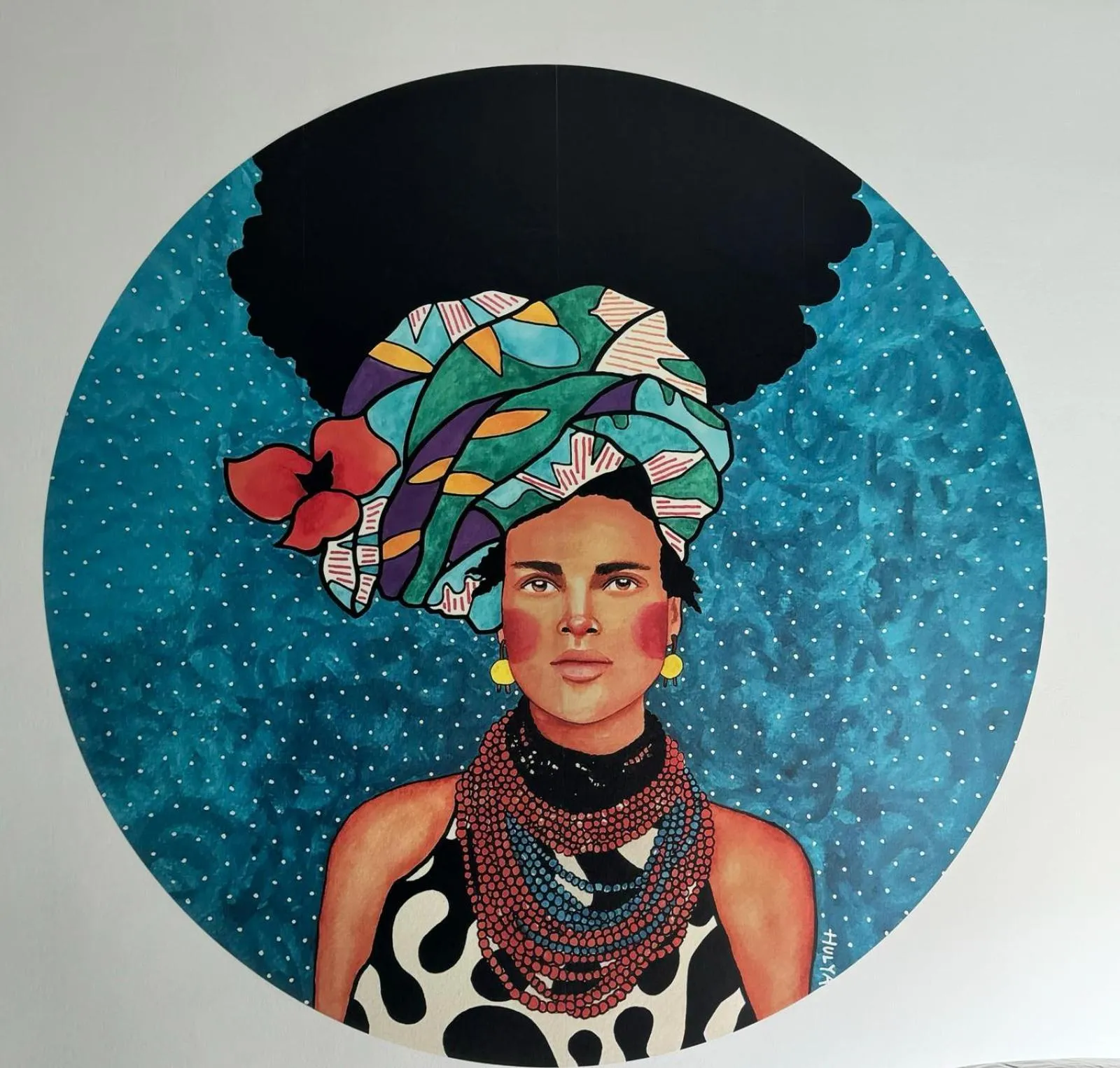 Decorative detail in Ostello della Gioventù Brindisi