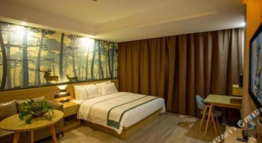 Bed in City Comfort Inn Xining Limeng Commercial Pedestrian Street