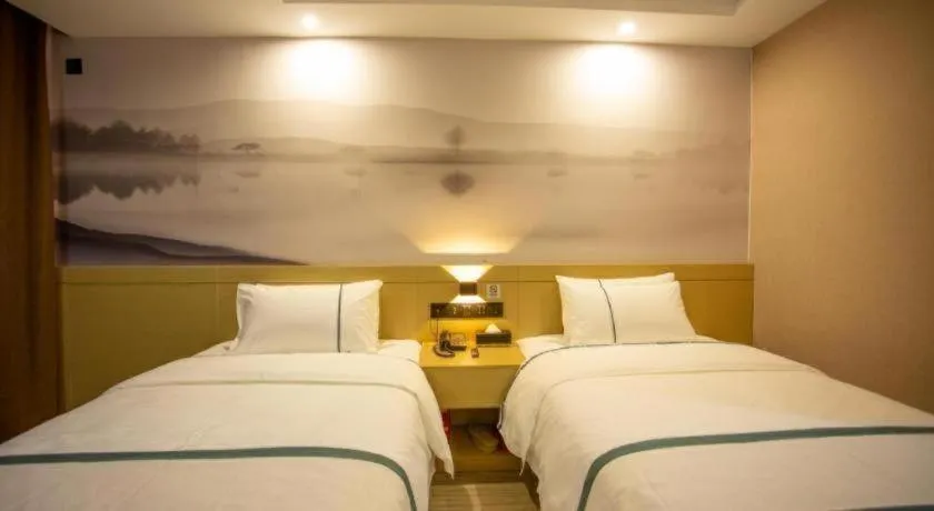Bed in City Comfort Inn Xining Limeng Commercial Pedestrian Street