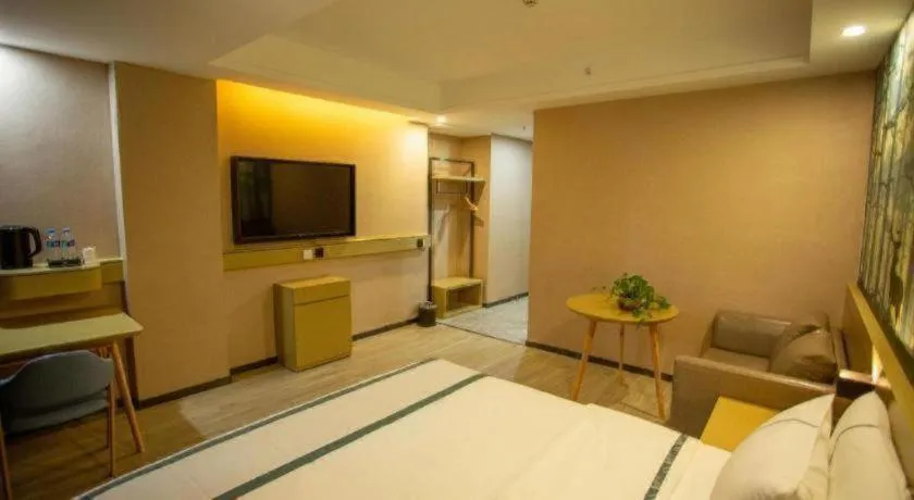 Bed in City Comfort Inn Xining Limeng Commercial Pedestrian Street