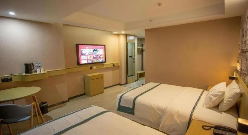 Bed in City Comfort Inn Xining Limeng Commercial Pedestrian Street
