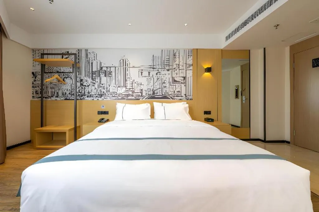 Bed in City Comfort Inn Shannan Passenger Terminal