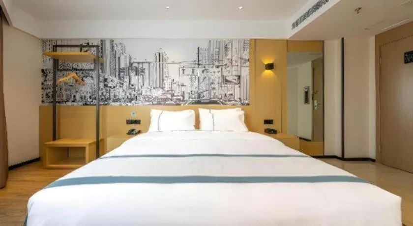 Bed in City Comfort Inn Shannan Passenger Terminal