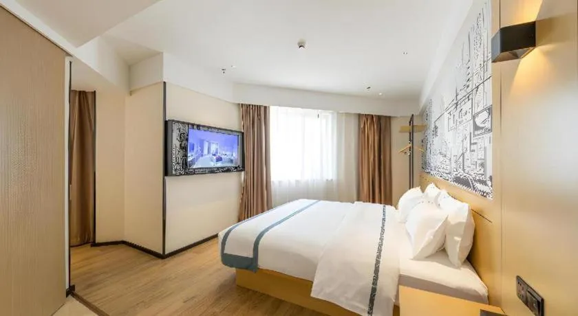 Bed in City Comfort Inn Shannan Passenger Terminal