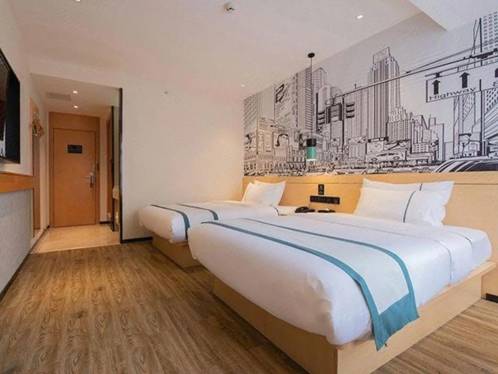 Bed in City Comfort Inn You County Wangyun International Plaza