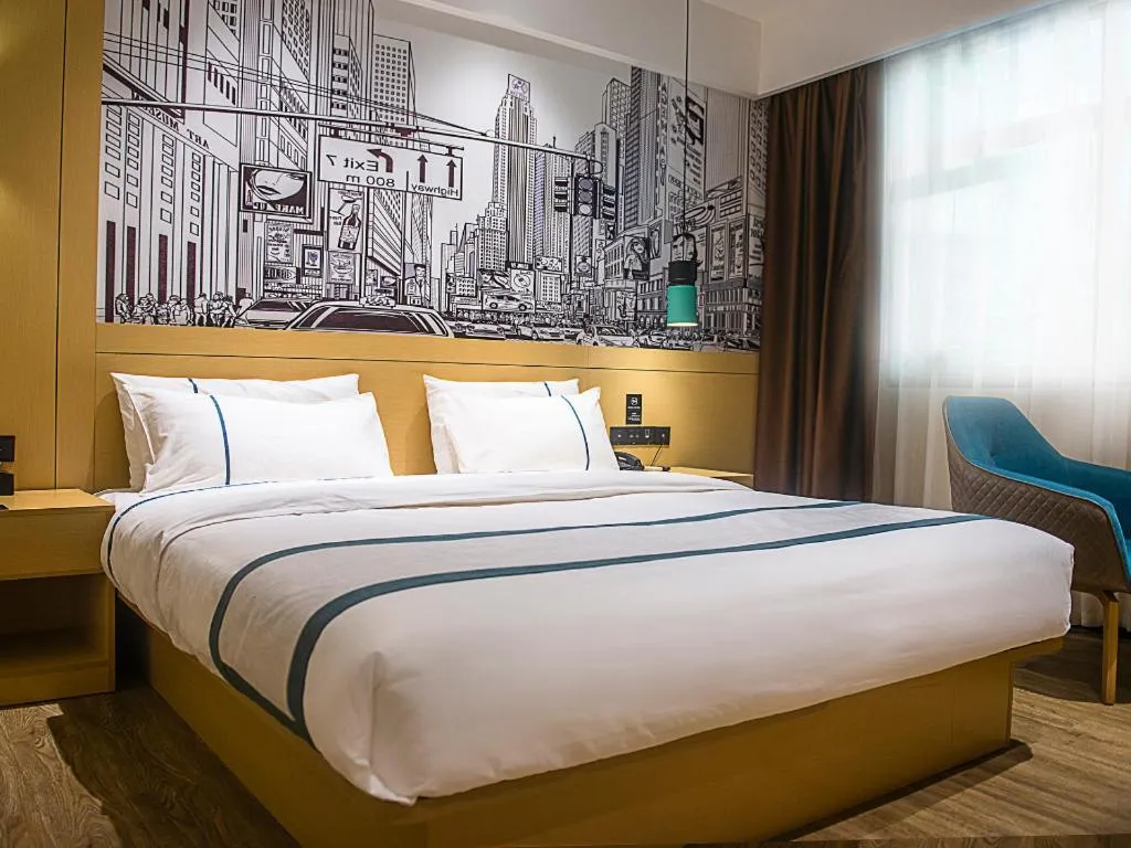 Bed in City Comfort Inn You County Wangyun International Plaza