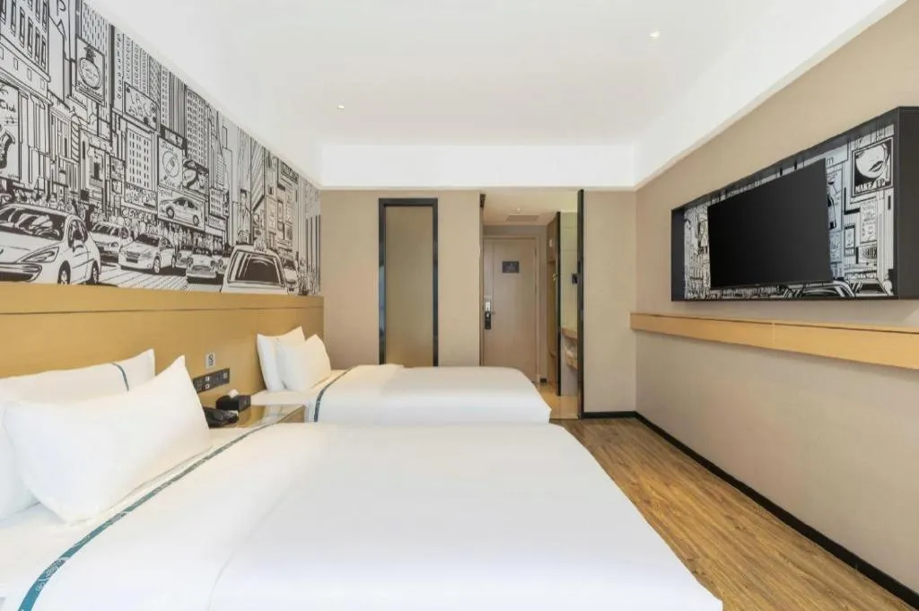 Bed in City Comfort Inn You County Wangyun International Plaza