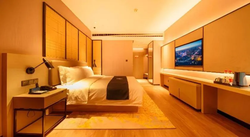 Bed in Echarm Hotel Hengshui 2nd High School High-speed Railway Station