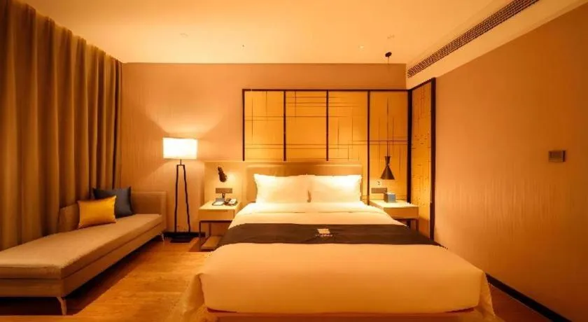 Bed in Echarm Hotel Hengshui 2nd High School High-speed Railway Station