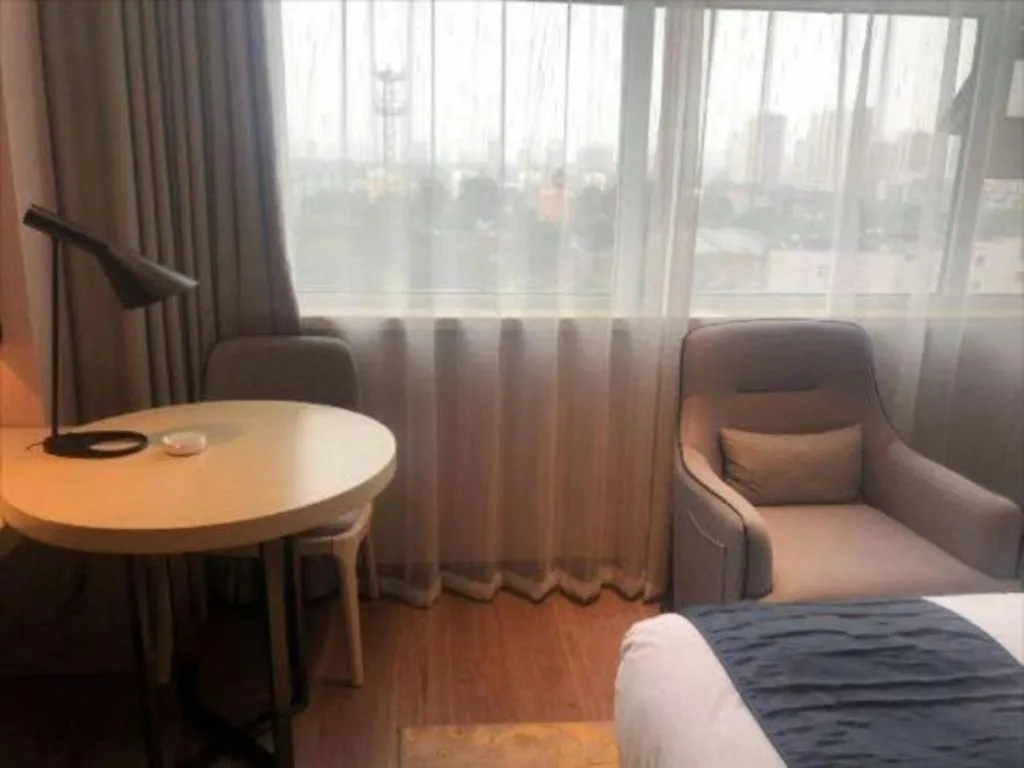 Bed in Echarm Hotel Hengshui 2nd High School High-speed Railway Station