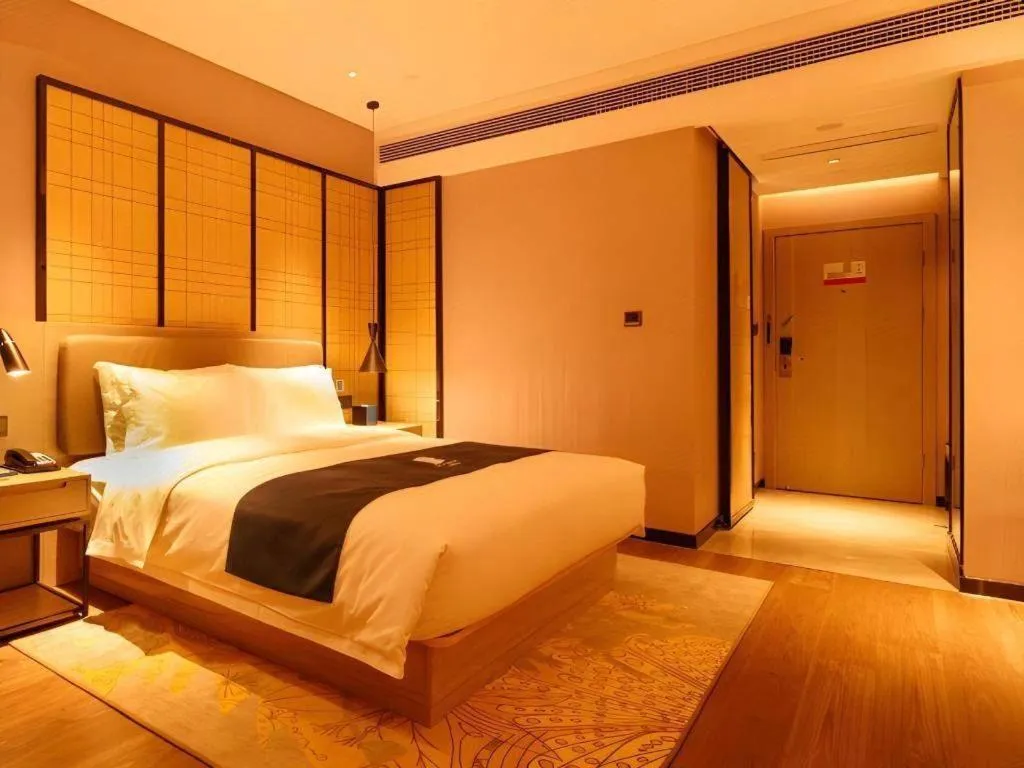 Bed in Echarm Hotel Hengshui 2nd High School High-speed Railway Station