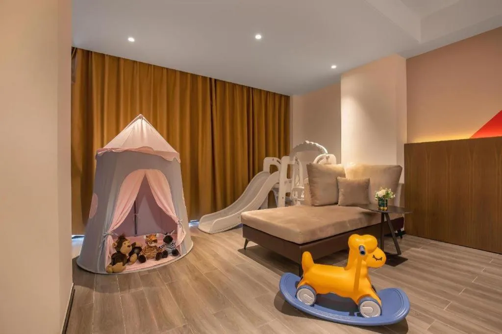 Bed in Borrman Hotel Guilin North Railway Station Zhonghao International