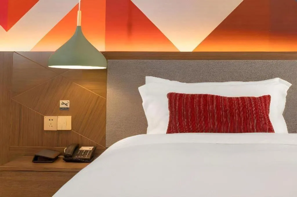 Bed in Borrman Hotel Guilin North Railway Station Zhonghao International