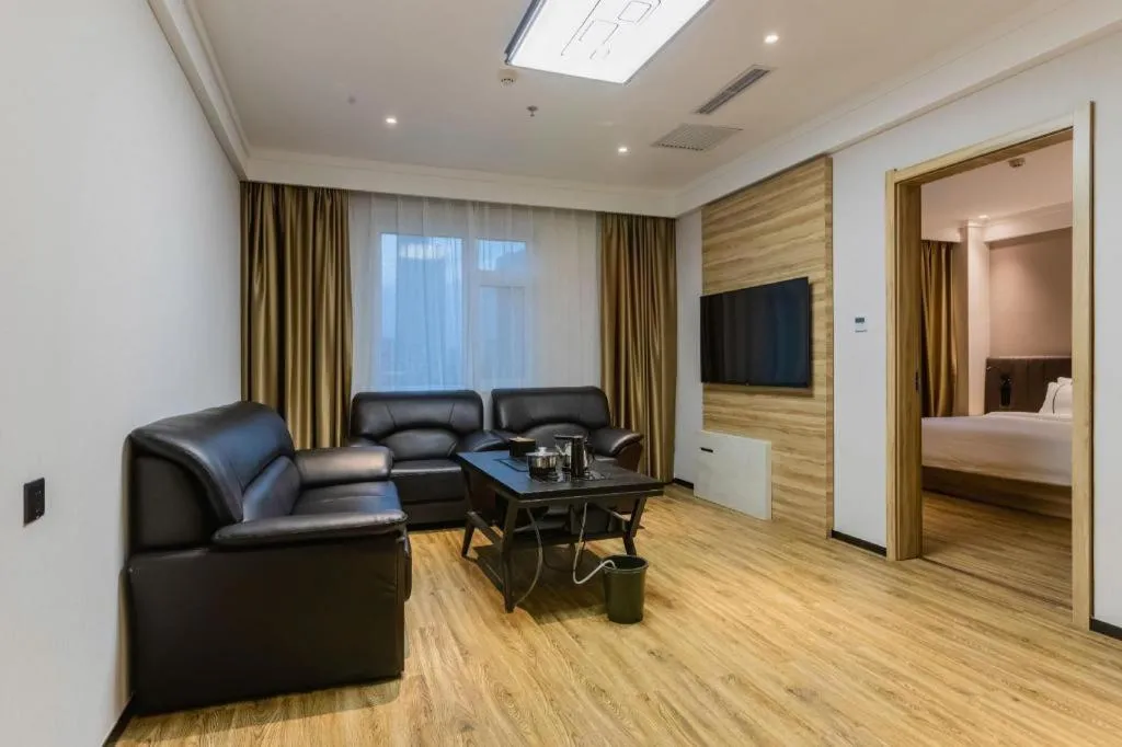 Bed in City Comfort Inn Handan New Century Plaza