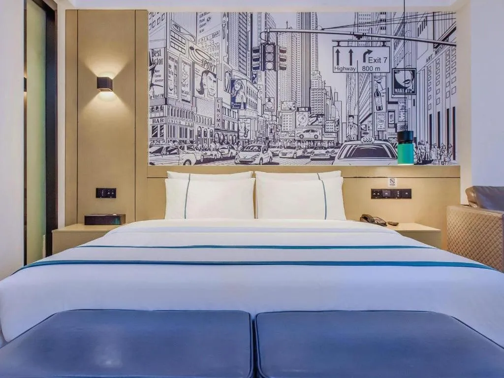 Bed in City Comfort Inn Chongqing Fuling North Station Taiyi Avenue
