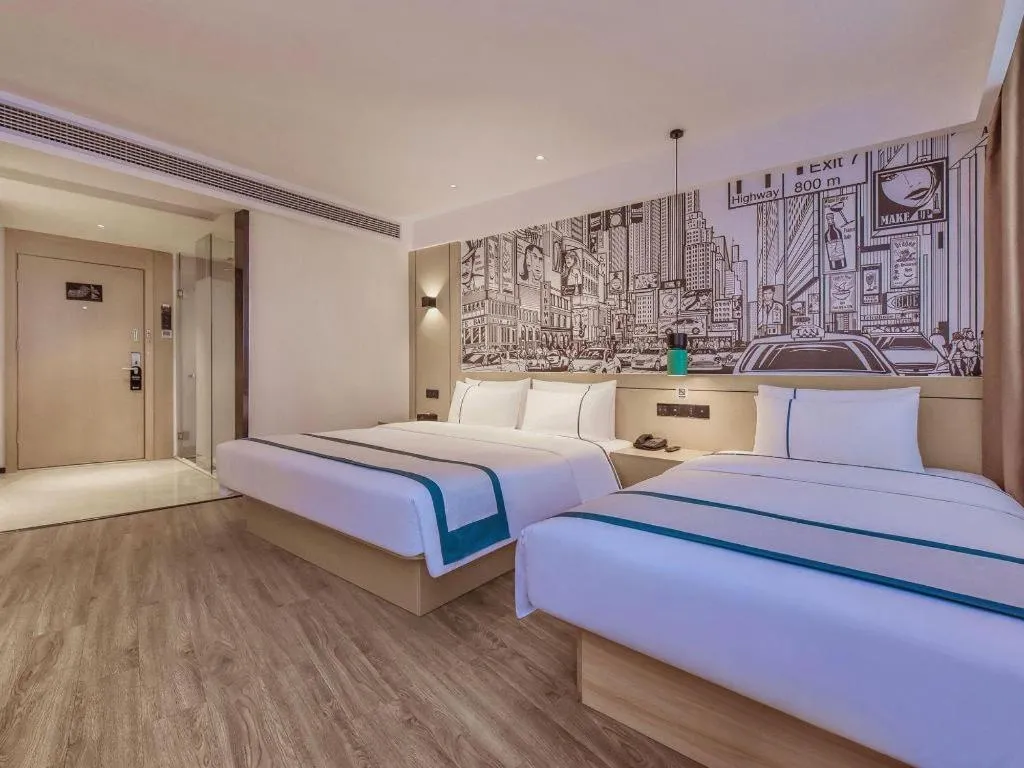 Bed in City Comfort Inn Chongqing Fuling North Station Taiyi Avenue